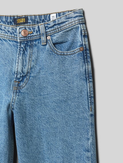 JACK & JONES Straight leg jeans in 5-pocketmodel, model 'CHRIS' Blauw - 2