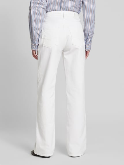 Zadig&Voltaire Wide leg jeans met 5-pocketmodel, model 'ELIO' Wit - 5