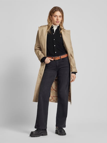 Polo Ralph Lauren Bluzka koszulowa polo z kołnierzykiem typu button down Czarny 1