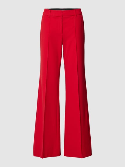 Luisa Cerano Broek met vaste persplooien Rood - 2