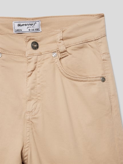 Blue Effect Stoffhose mit aufgesetzten Taschen Beige 2