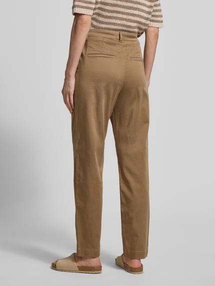 Jake*s Casual Chino aus Lyocell-Mix mit Eingrifftaschen Schlamm 5
