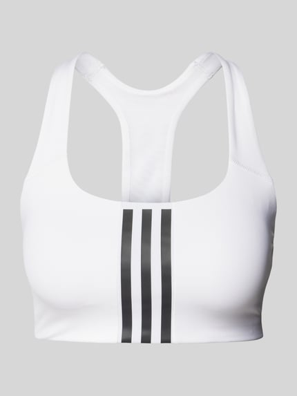 adidas Sportswear Bustier met labeltypische strepen Offwhite - 1