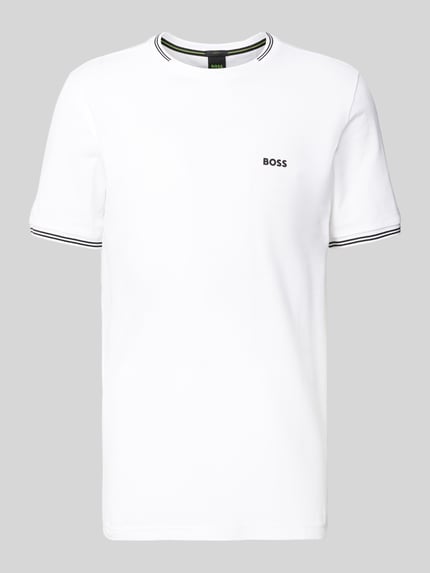 BOSS Green T-shirt z nadrukiem z logo model ‘Taul’ Biały 2