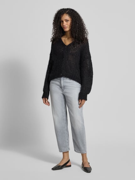 DRYKORN Barrel Fit Jeans im Used-Look Modell 'FLOWN' Hellgrau 1