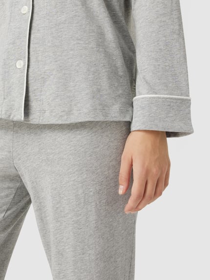 Lauren Ralph Lauren Pyjama aus Baumwoll-Modal-Mix Mittelgrau 3