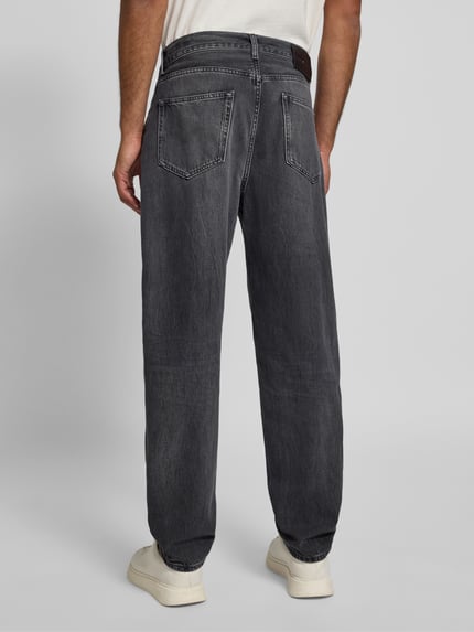 Tommy Hilfiger Jeansy o kroju tapered fit z czystej bawełny Ciemnoszary 5