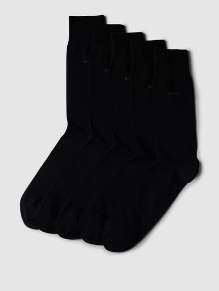BOSS Socken aus Baumwoll-Mix im 5er-Pack Black 1