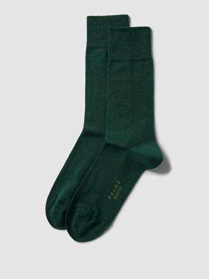 FALKE Socken im 2er-Pack Dunkelgruen 1