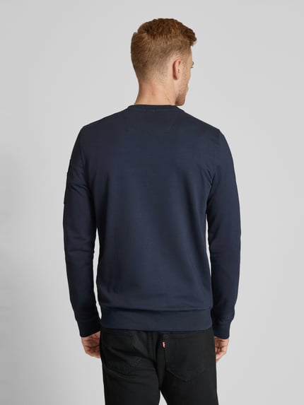 PME Legend Sweatshirt met labeldetail Marineblauw - 5