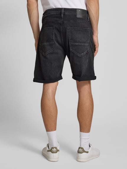 JACK & JONES Regular Fit Jeansshorts im 5-Pocket-Design Modell 'RICK' Black 5