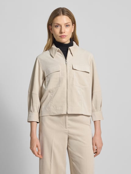 OPUS Cordjacke mit Brusttaschen Modell 'Hamoni' Sand 4