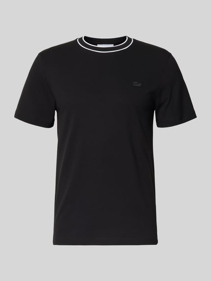 Lacoste Regular Fit T-Shirt aus Baumwoll-Mix Black 2