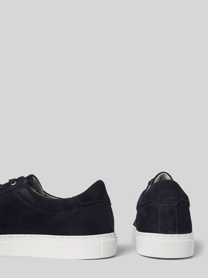 DIGEL Sneakersy skórzane z detalem z logo model ‘Summer’ Granatowy 2