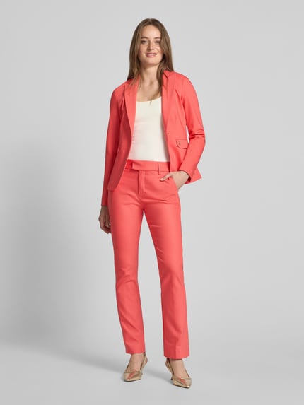 MOS MOSH Slim Fit Stoffhose mit Eingrifftaschen Modell 'ELLEN' Koralle 1
