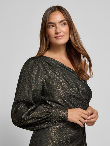 Lauren Ralph Lauren Cocktailkleid im One-Shoulder-Look Modell 'MACKEAN' Black 3