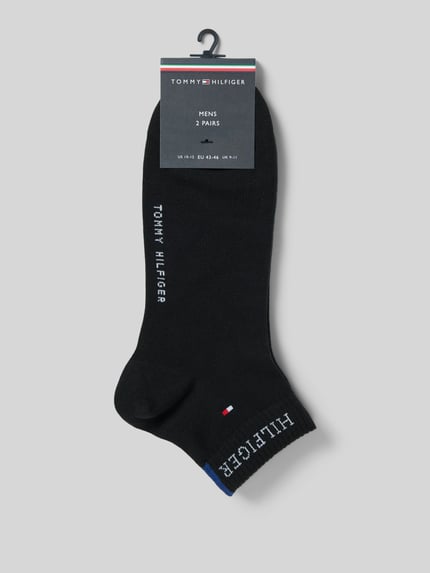 Tommy Hilfiger Sneaker-Socken aus Baumwoll-Mix im 2er-Pack Black 3
