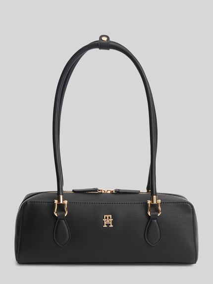 Tommy Hilfiger Henkeltasche in Leder-Optik Modell 'TH GRACE SHOULDER BAG' Black 2