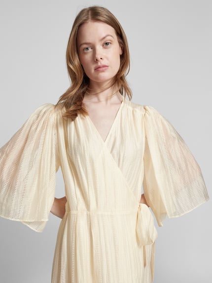 STELLA NOVA Maxi-jurk in wikkellook Beige - 3