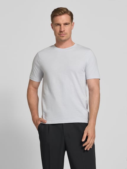 MCNEAL Regular Fit T-Shirt mit Rundhalsausschnitt Hellblau 4
