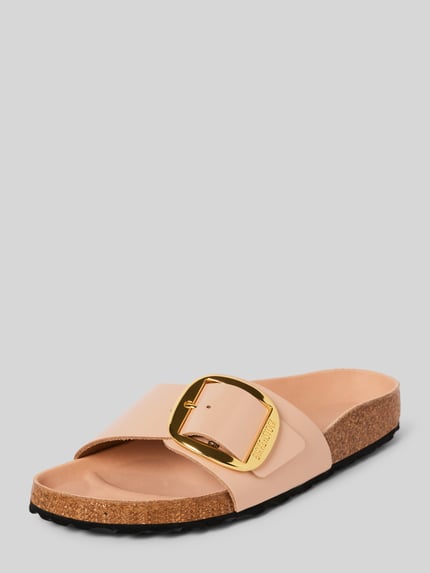 Birkenstock Klapki ze skóry naturalnej model ‘Madrid’ Jasnoróżowy 1