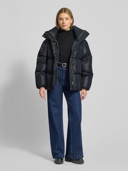 GANT Relaxed Fit Daunenjacke mit Stehkragen BLACK 1