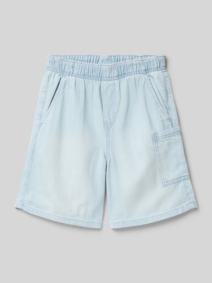 s.Oliver RED LABEL Szorty jeansowe o kroju relaxed fit z czystej bawełny Jasnoniebieski 1