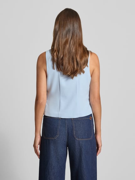 My Essential Wardrobe Top in asymmetrische look Lichtblauw - 5