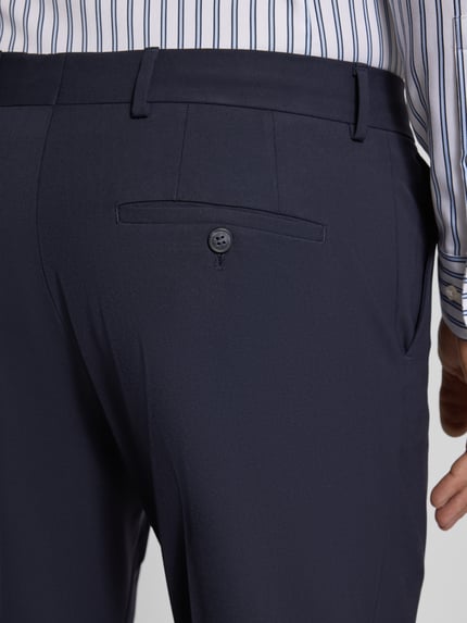 Selected Slim Fit Anzughose mit Viskose-Anteil Modell 'LIAM' Marine 3