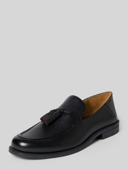 HUGO Tassel Loafer aus echtem Leder Black 1