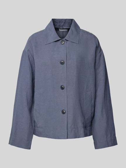 Jake*s Casual Kurtka z kieszeniami z wypustką Jeansowy niebieski 2