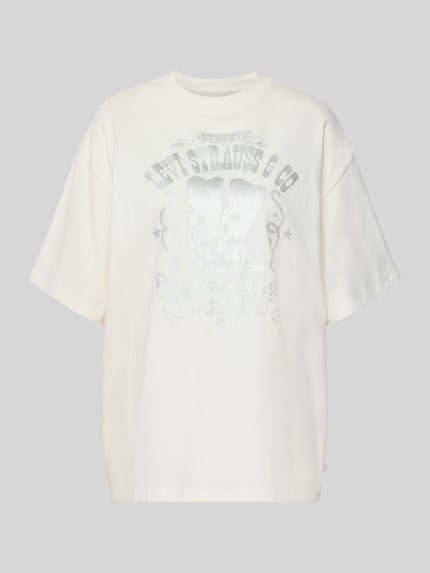 Levi's® Loose fit T-shirt van puur katoen Offwhite - 2