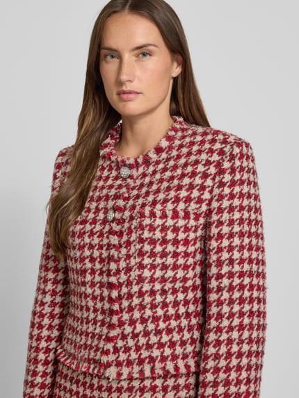 Liu Jo White Regular Fit kort colbert met borstzakken Rood - 3