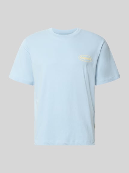 JACK & JONES T-Shirt mit Logo-Print Modell 'RIVIERA VINTAGE POSTER' Hellblau 2