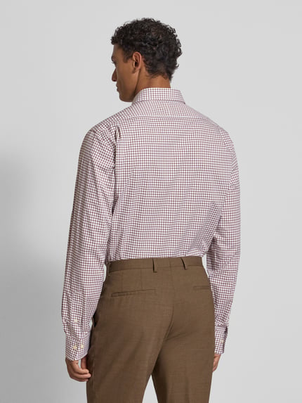 Polo Ralph Lauren Regular Fit Business-Hemd mit Kentkragen Mittelbraun 5