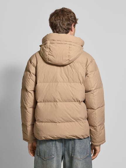 Tommy Jeans Gewatteerd regular fit jack met capuchon Beige - 5