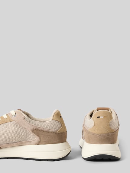 BOSS Low Top Sneaker in Wildleder-Optik Modell 'VINSTON_RUNN_SDMEBB' Beige 2