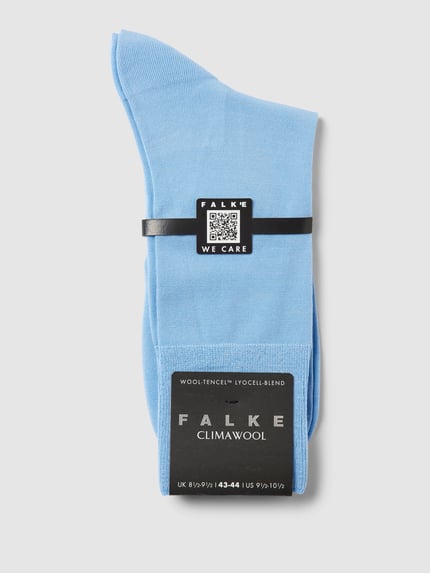 FALKE Sokken met wol, model 'ClimaWool' Blauw - 3