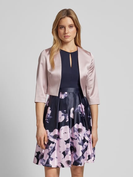 Vera Mont Kurzblazer mit offener Vorderseite Rose 4