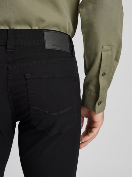 Pierre Cardin Tapered Fit Hose im 5-Pocket-Design Modell 'LYON' Black 3