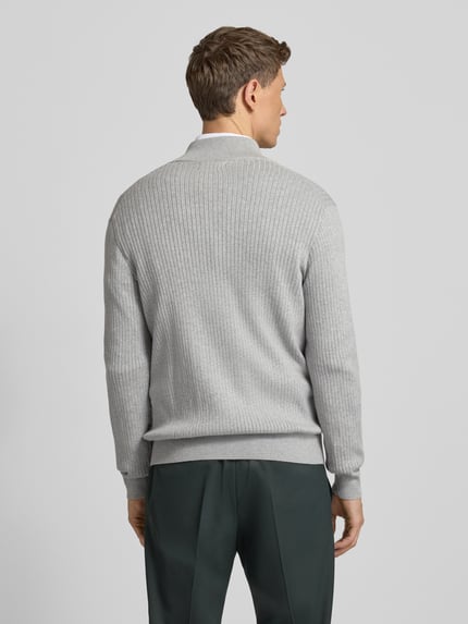 Polo Ralph Lauren Gebreid jack met ritssluiting Lichtgrijs gemêleerd - 5