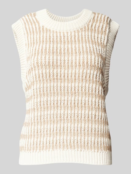 ba&sh Stricktop mit Woll-Anteil Modell 'MYLAN' Ecru 2