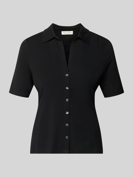 Marc O'Polo Regular Fit 3/4-Shirt aus Viskose-Mix Black 2