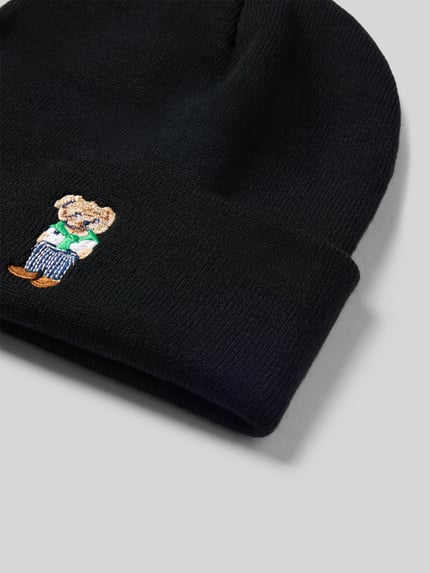 CHILL PILL Muts in tricotlook model 'BEAR' Zwart - 2