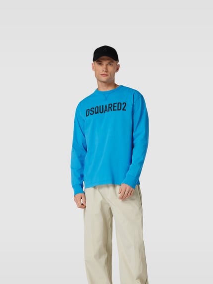 Dsquared2 Loose fit sweatshirt van katoen Lichtblauw - 4