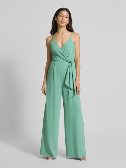 Jake*s Cocktail Jumpsuit met knoopdetail Groen - 4