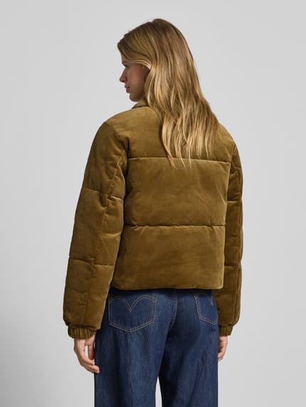 Marc O'Polo DENIM Boxy Fit Steppjacke aus Baumwoll-Cord Khaki 5
