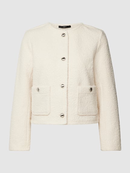 zero Blazer in Bouclé-Optik Ecru 2