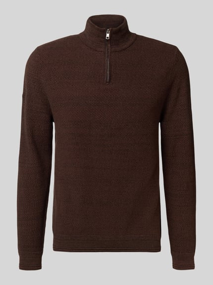 Superdry Troyer mit Stehkragen Dunkelbraun 2