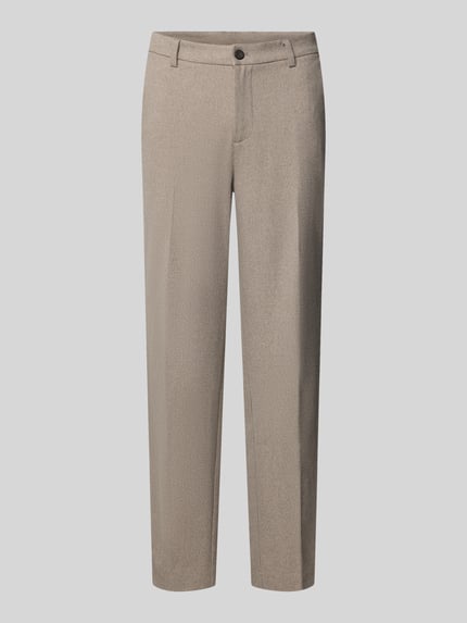 Straight Fit Stoffhose mit Viskose-Anteil Shop The Look MANNEQUINE